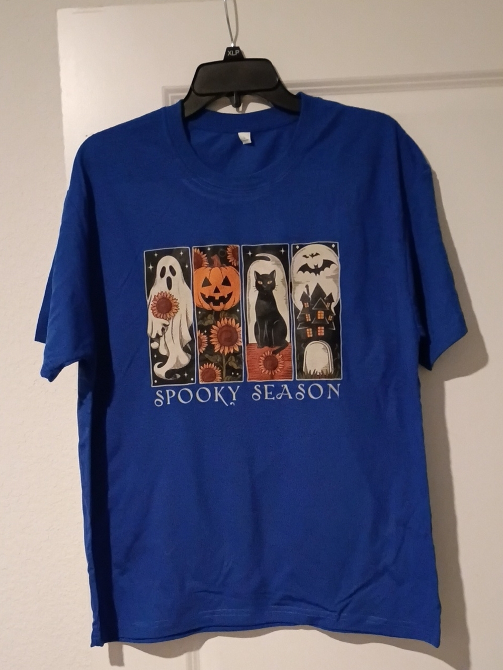Spooky Season  Graphic Tee - Royal Blue New